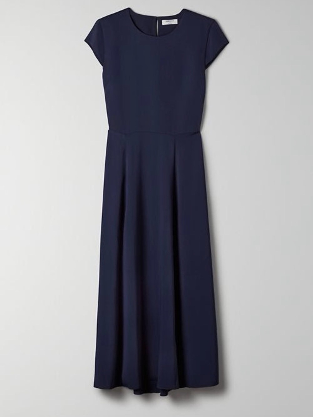 Aritzia Babaton Hamptons Navy Cap-Sleeve Dress